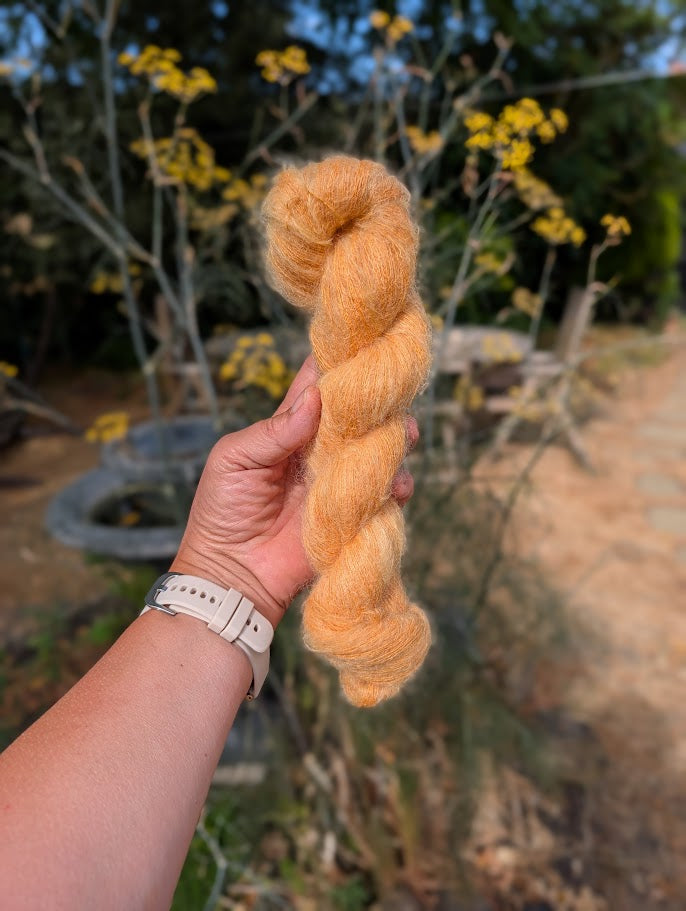 Orange Pomegranate- Mohair