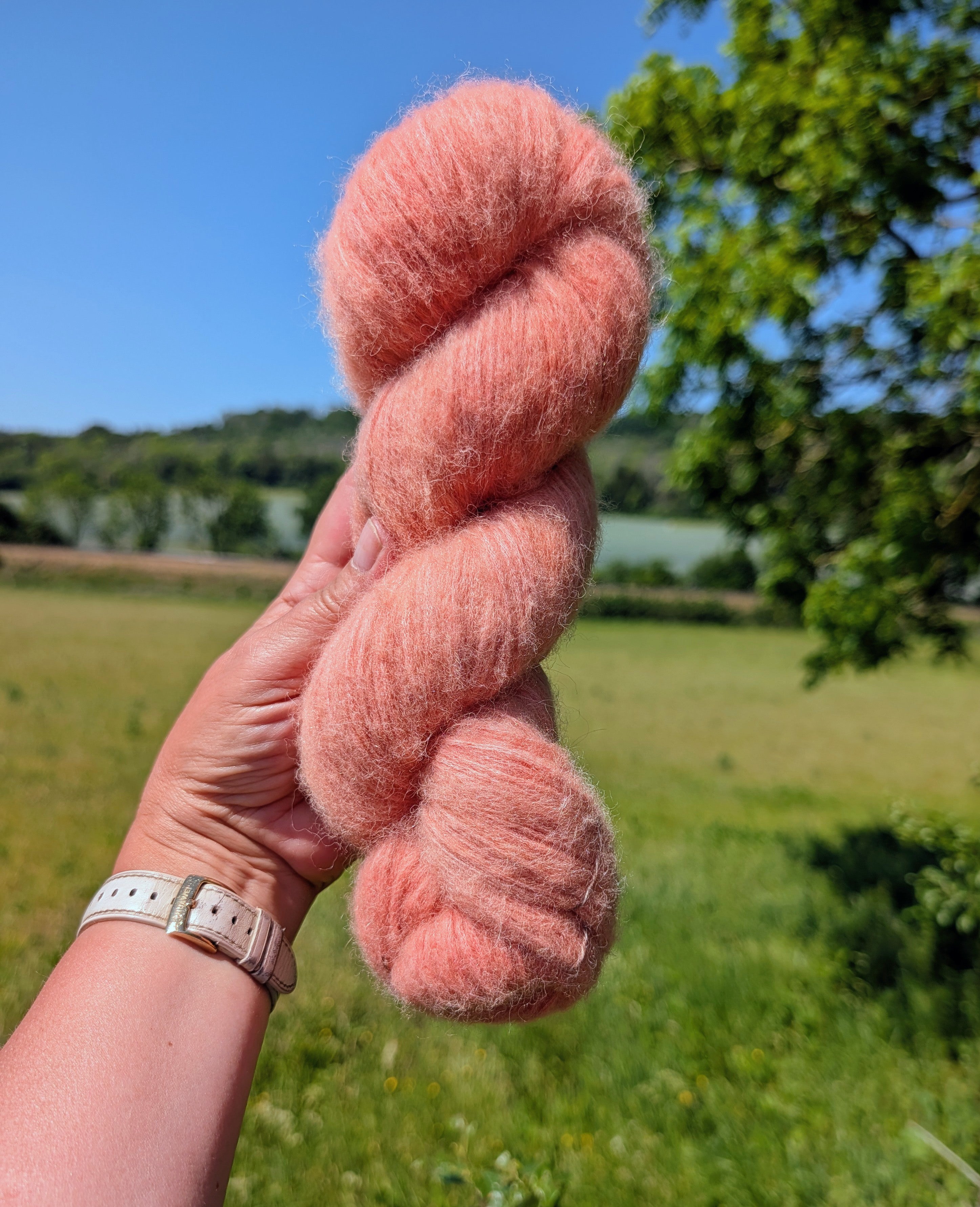Sunset Blush- Alpaca Cotton Air