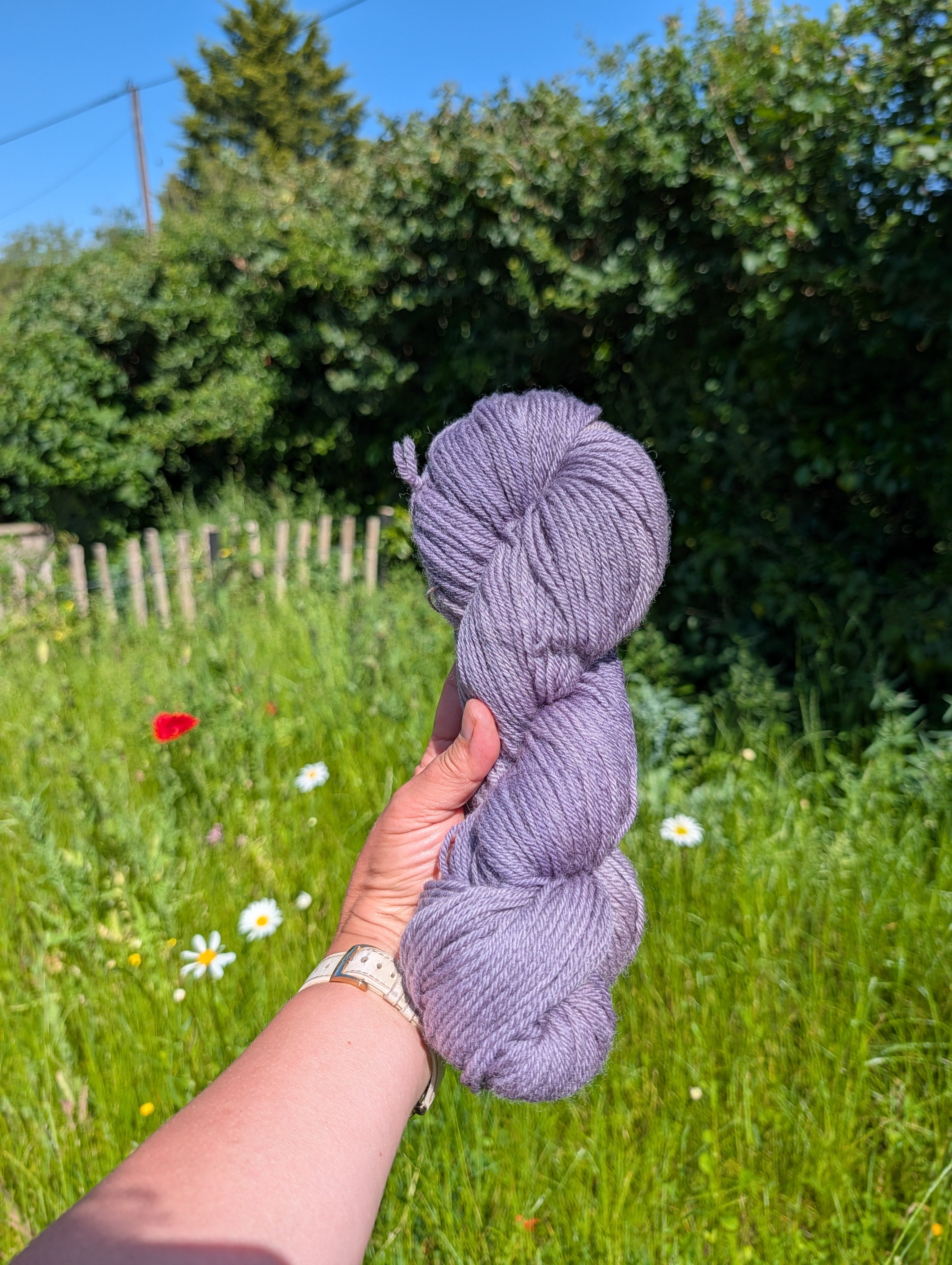 Grey Logwood - Organic Merino DK
